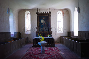 Sietow  Deutschland  Altar in der Kirche Sietow
