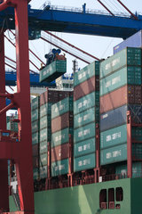 Hamburg  Deutschland  Containerterminal Eurogate