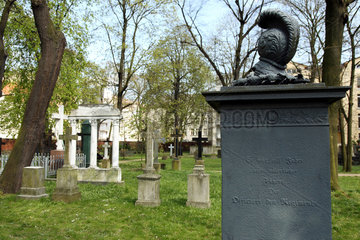 Berlin  Deutschland  alter Garnison-Friedhof im Scheunenviertel