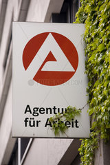 Berlin  Deutschland  Logo der Agentur fuer Arbeit in Berlin-Mitte
