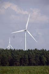 Wilmersdorf  zwei Windkraftanlagen