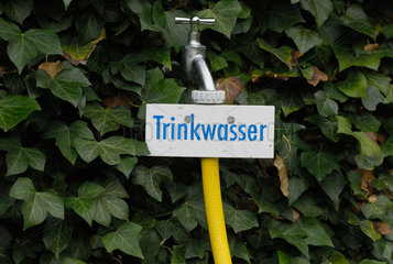 Werbellinsee  Deutschland  Trinkwasserhahn
