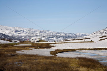 Mole  Norwegen  Wohnmobile in der Umgebung des Langfjord