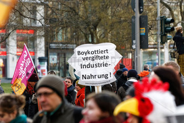 Berlin  Deutschland  Demo fuer Agrarwende