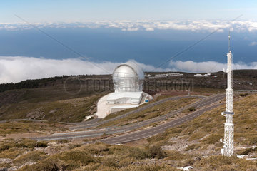 Roque de Los Muchachos  Spanien  Sternwarte auf der Kanareninsel La Palma