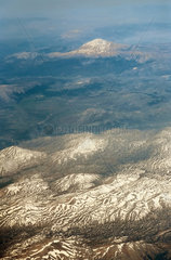 Konya  Tuerkei  Luftaufnahme vom Taurusgebirge