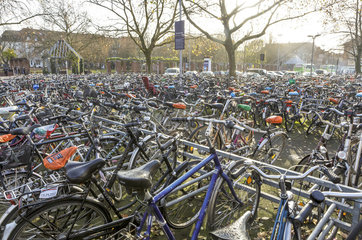 Fahrradparkplatz in Muenster