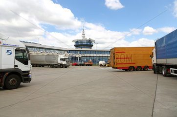 Koroszczyn  Polen  der LKW-Terminal Koroszczyn