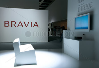 Berlin  Deutschland  IFA 2008  BRAVIA-Flachbildschirm