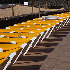 Sunbeds - Playa Blanca  Lanzarote