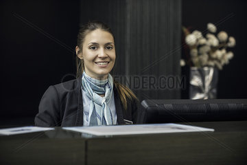 Hotel receptionist  portrait