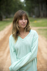 Young woman outdoors  portrait