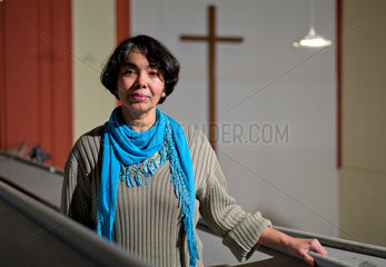 Berlin  Deutschland  Lee Schneider  Pastorin der freievangelischen Gemeinde FESTE BURG