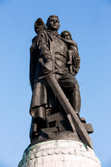 Berlin  Deutschland  das Sowjetische Ehrenmal im Treptower Park
