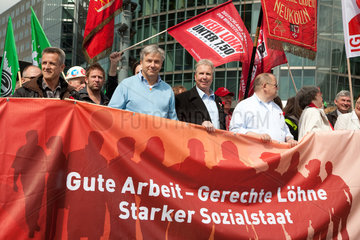 Berlin  Deutschland  1. Mai Demonstration des DGB mit Klaus Wowereit