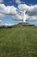 Schwiebus  Polen  die Christus-Koenig-Statue