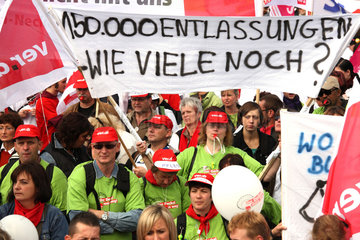 Berlin  Deutschland  Demonstration zur Rettung der Krankenhaeuser 2008