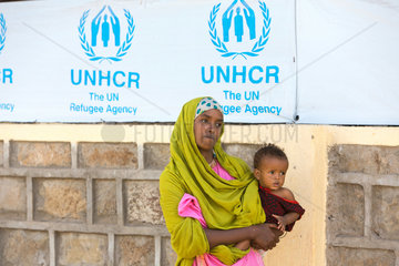 Kakuma  Kenia - Neuankommende Fluechtlinge im Registration Center Kakuma.