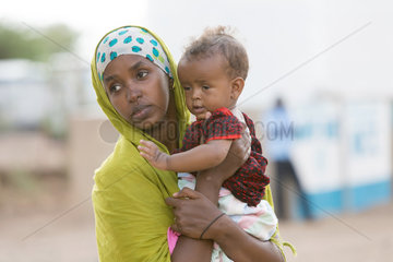 Kakuma  Kenia - Neuankommende Fluechtlinge im Registration Center Kakuma.