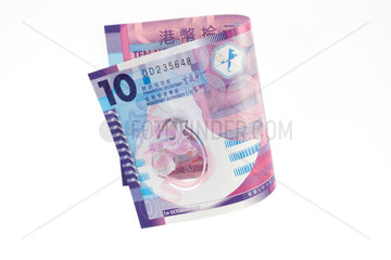 Berlin  Deutschland  10 Hongkong-Dollarschein