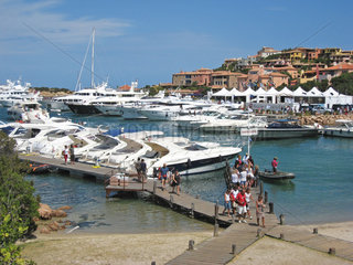 Sardinien  Hafen von Porto Cervo