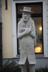 Berlin  Deutschland  Heinrich Zille Statue im Nikolaiviertel in Berlin