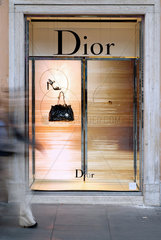Rom  Italien  Schaufenster von Dior