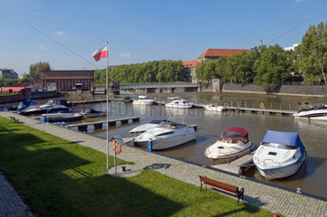 Breslau (Wroclaw)  Polen  Yachthafen von Breslau