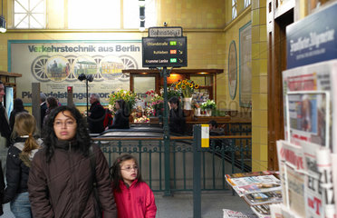 Berlin  Deutschland  U-Bahnstation Wittenbergplatz