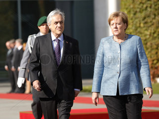 Bundeskanzleramt - Treffen Merkel Pinera