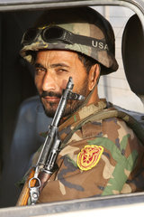 Feyzabad  Afghanistan  afghanischer Soldat
