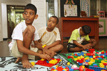 Gonapinuwala  Sri Lanka  katholisches Heim fuer geistig behinderte Kinder