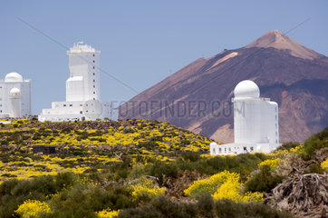 La Orotava  Spanien  die Sternwarte Teide-Observatorium