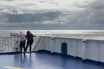 Memel  Litauen  mit der Faehre von DFDS Seaways auf der Ostsee