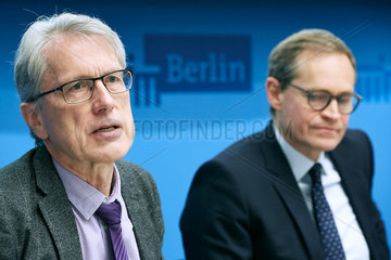 Berlin  Deutschland - Matthias Kollatz und Michael Mueller  der Finanzsenator und der Regierende Buergermeister Berlins.