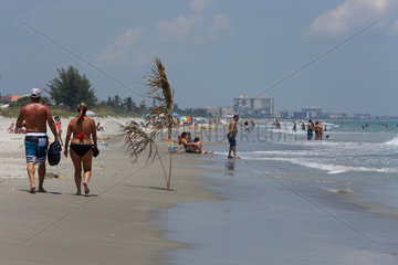 Cocoa Beach  USA  Menschen am Strand