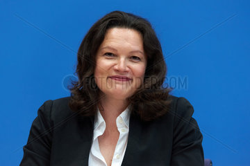 Berlin  Deutschland  Bundesarbeitsministerin Andrea Nahles  SPD