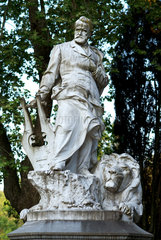 Rom  Italien  Denkmal von Victor Hugo in der Parkanlage der Villa Borghese