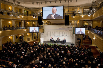 Muenchen  Deutschland  Manutschehr Mottakki auf der Muenchener Sicherheitskonferenz
