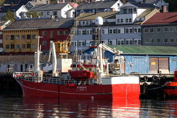 Hammerfest  Norwegen  Hafen von Hammerfest