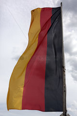 Hoppegarten  Deutschland  Nationalfahne von Deutschland