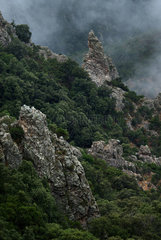 Orosei  Italien  Berglandschaft im Parco Nazionale del Golfo di Orosei auf Sardinien