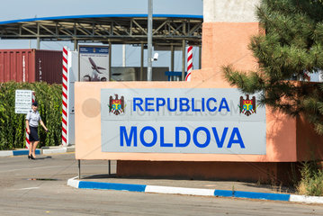Tudora  Republik Moldau  moldawisch-ukrainischer Grenzuebergang