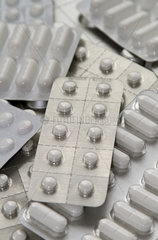 Berlin  Deutschland  Tabletten in Blisterverpackungen