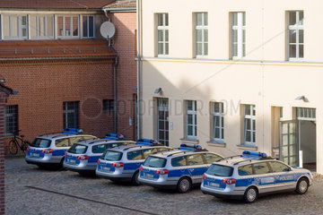 Bad Belzig  Deutschland  Hof der Polizeiwache von Bad Belzig