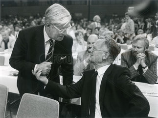 Helmut Schmidt  Karl Schiller  1986