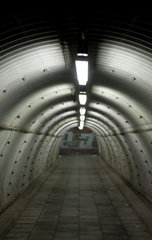 Duisburg  Deutschland  ein Industrietunnel