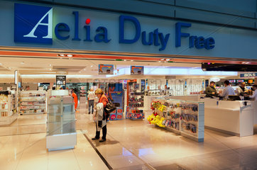 Warschau  Polen  Duty Free Shop im Warsaw Chopin Airport