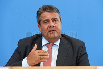 Berlin  Deutschland  Sigmar Gabriel - Bundesminister fuer Wirtschaft und Energie