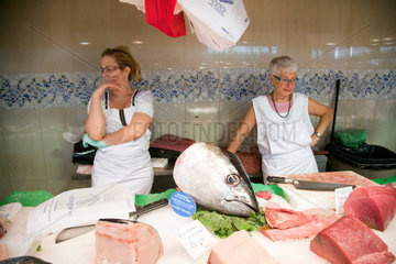 Barcelona  Spanien  Fischhaendlerinnen